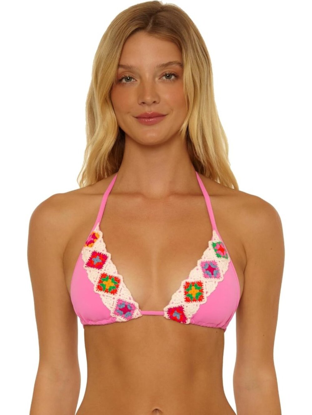 Adjustable Triangle Bikini Top, Tie Back Swimwear Separates for Women